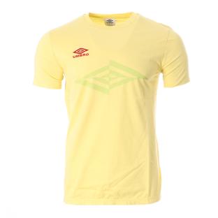 T-shirt Jaune Homme Umbro Mid Tee pas cher