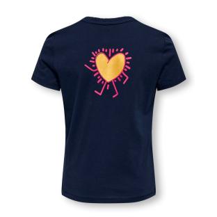 Camiseta azul marino para niña de la marca ONLY, modelo «nina» ver 0