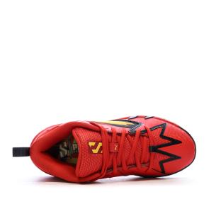 Chaussures de Basketball Rouge/Jaune Mixte Puma Scoot Zeros Retro vue 4