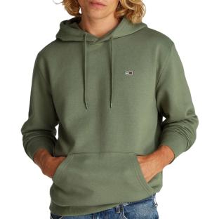 Sweat Vert Homme Tommy Hilfiger Tjm Reg S Flag pas cher