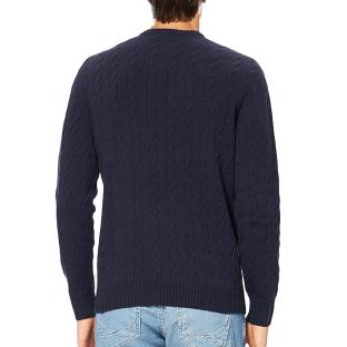 Pull Marine Homme Lacoste Tricot AH1991 vue 2
