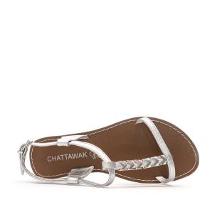 Sandales Argent Femme Chattawak PETUNIA vue 4