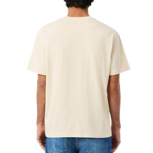 T-shirt Écru Homme Lacoste TH73181 vue 0