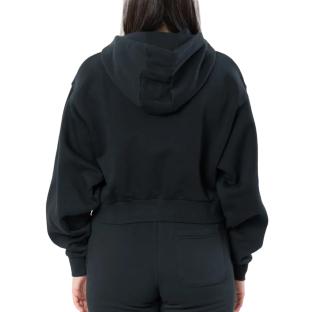 Sweat Noir Femme Converse Retro vue 2
