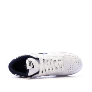 Baskets Blanches/Marines Homme Nike Big Nike Low vue 5