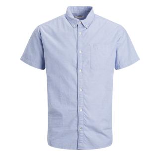 Chemisette Bleu Clair Homme Jack & Jones Hoxford Shirt vue 0