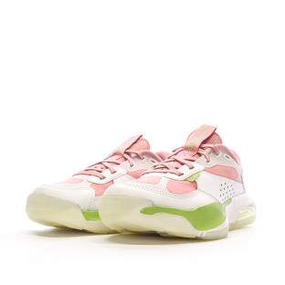 Chaussures de Basketball Blanc/Rose Femme Nike Jordan Air 200 vue 5