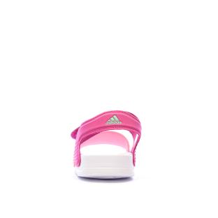 Sandales Roses/Blanches Fille Adidas Adilette K vue 7