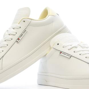 Baskets Blanc/Jaune Femme Tommy Hilfiger EN0EN02562 vue 7