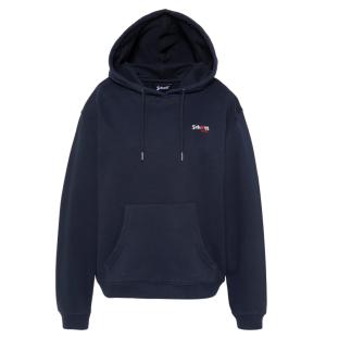 Sweat Marine Femme Schott SWHBRODEDW vue 0