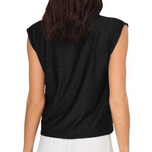 T-Shirt Noir Femme JDY Cathinka 15347439 vue 2