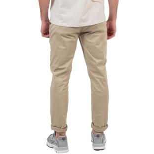 Chino Slim Beige Homme American People vue 2