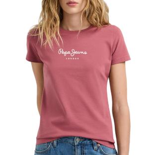 Women’s Pink/White T-shirt, Pepe Jeans New Virginia Photo of the Espace des Marques %store% store - view of %key%
