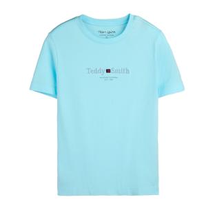 T-shirt Bleu Garçon Teddy Smith Tim vue 0