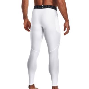 Under Armour HG Men’s White Compression Leggings Photo of the Espace des Marques %store% store - view of %key%