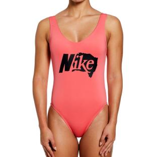 Bañador Nike U-back 1 pieza rosa, mujer ver 0