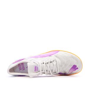 Chaussures Athlétisme Blanc/Rose Mixte Puma Crossfox Nitro Elite vue 0