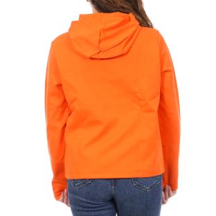 Sweat à Capuche Orange Femme Le Coq Sportif Hoody N°9 vue 0