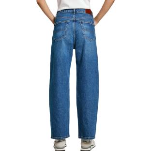 Jean Bleu Droit Femme Pepe jeans Pjl L D vue 0