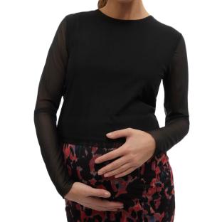 Mamalicious Lellis Women's Black Long Sleeve T-Shirt Photo of the Espace des Marques %store% store - view of %key%