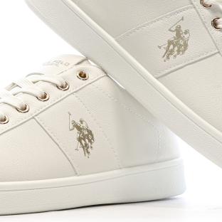 Baskets Beiges Femme US Polo ASSN For Everyday vue 0