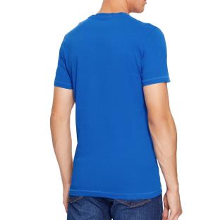 T-shirt Bleu Homme Calvin Klein Jeans Institutional Logo vue 2