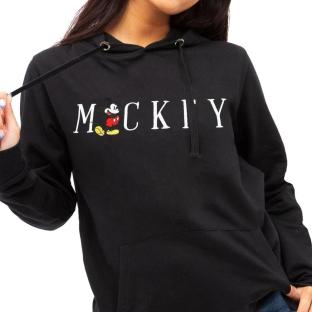 Sweat à Capuche Noir Femme Disney MickeyHood vue 0