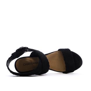 Sandales Noires Femme Chattawak Summer KIRA vue 0