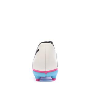 Chaussures de football Blanche/Bleu Garçon Puma Future 7 vue 3