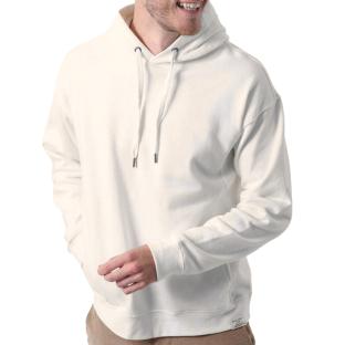 Sweat à Capuche Ecru Homme Deeluxe Frem pas cher
