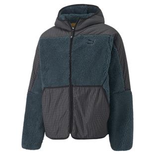 Veste en Sherpa Vert Homme Puma 535577-24 vue 0