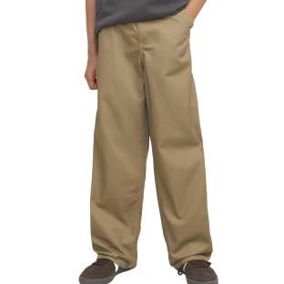 Pantalon Loose Beige Garçon Jack & Jones Clean vue 0