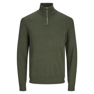 Pull Kaki Homme Jack & Jones Hemil vue 3