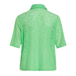 Chemise Verte Femme Vila Vibegena vue 0