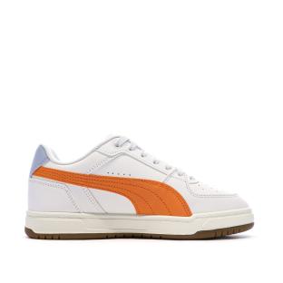 Baskets Blanche/Orange Ado Puma Caven Iii Retro vue 0