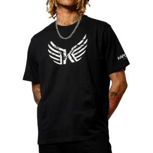 T-Shirt Noir Homme Kaporal JACKH pas cher
