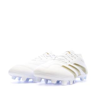 Chaussures de Foot Blanc/Doré Homme Adidas Predator Club FxG vue 0
