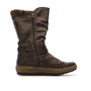 Bottes Marron Femme Relife Cortalie vue 2