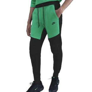 Jogging Noir/Vert Homme Nike M Nk Tch Flc vue 0