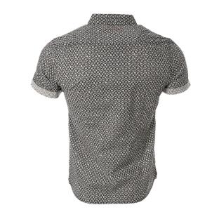 Chemise Noire à Motifs Homme Teddy Smith Cut Mc 10711556D vue 2
