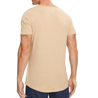 T-shirt Beige Homme Tommy Hilfiger Xslim Jaspe vue 2