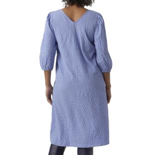 Robe Blanche/Bleu Femme Vero Moda MarternityCalf vue 0