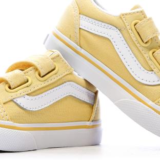 Baskets Jaune Garçon Vans Old Skool Glow Summer Nights vue 7