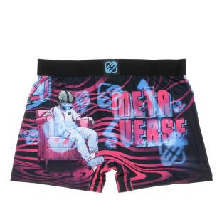 Boxer Rose/Bleu Homme Freegun Metaverse vue 2