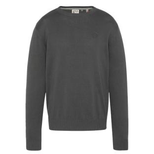 Pull Gris Homme Schott Basic Fin Rase vue 0
