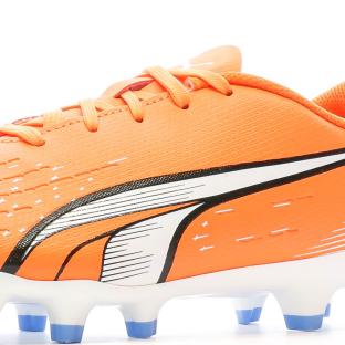Chaussures de Football Orange Garçon Puma Ultra Play vue 7
