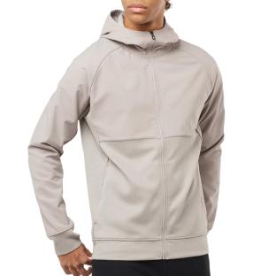 Sweat Beige Homme Salomon Runlife Hoodie vue 0