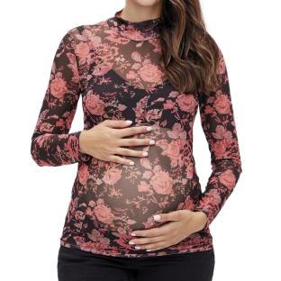 Women's Black/Red Top Mamalicious Sharon Photo of the Espace des Marques %store% store - view of %key%