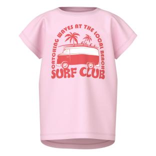 T-Shirt Rose Fille Name it Ballerina pas cher