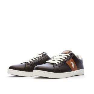 Baskets Marrons/Camel Homme US Polo ASSN vue 0